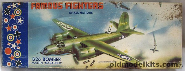 Aurora 1/46 Martin B-26 Marauder, 371-259 plastic model kit